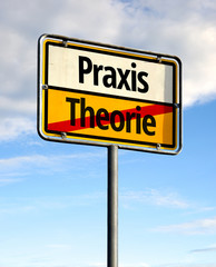 Obraz premium Theorie - Praxis