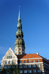 Tower of St.Peter's Church.Riga.