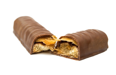 chocolate bar (nougat topped with caramel enrobed in milk chocolate)