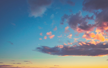 Sky and clouds beautiful summer