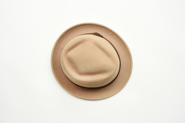 Summer hat isolated on white background