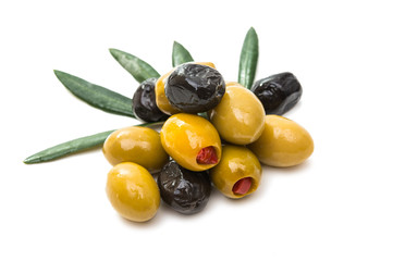 olives isolated