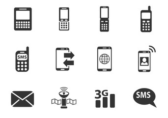 phone icon set