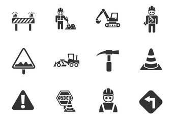 road icon set