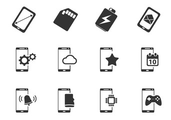 smartphone icon set