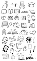 Books doodles