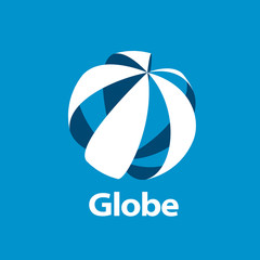 vector logo globe