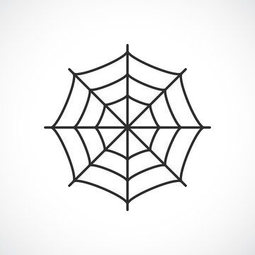 Spider web vector pictogram