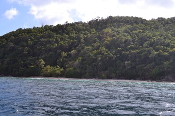 Ocean view with island in El Nido