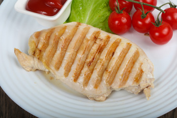 Grilled chicken breast