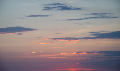 Fototapeta premium Colores del cielo al anochecer