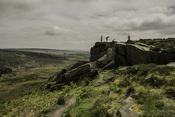 TURYŚCI, PEAK DISTRICT, WIELKA BRYTANIA © DawidDobosz