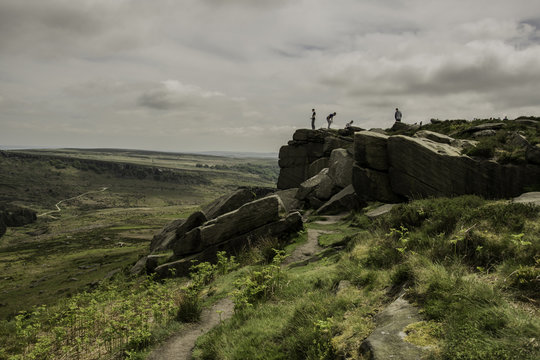 TURYŚCI, PEAK DISTRICT, WIELKA BRYTANIA