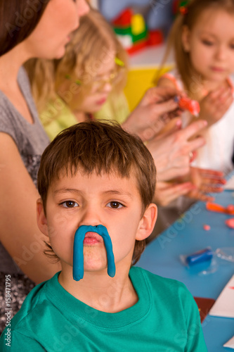 Child Dough Play In School Plasticine For Children Mold