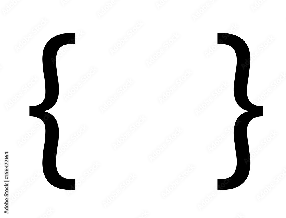 Poster programming language symbol.