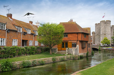 Cityscape of Canterbury, Kent UK