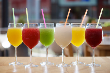 Slush drink view