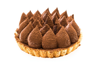 Chocolate tart dessert