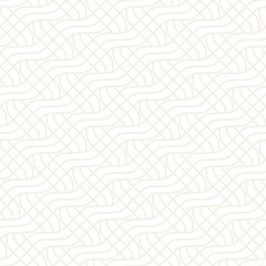 Seamless subtle cross lattice pattern. Abstract geometric tiling mosaic. Stylish background design