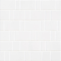 modern white bricks mosaic