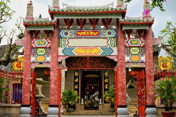Chinese temple in Hoi An town, Vietnam.