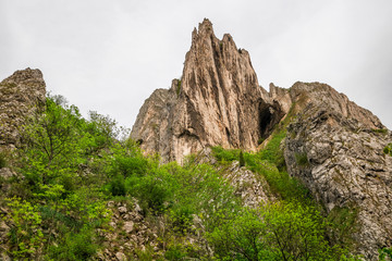 Turda gorge, Transylvania, Romania. Discover Romania concept.