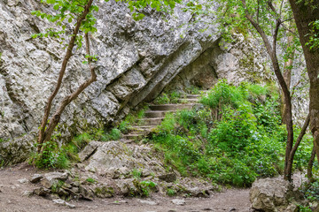 Turda gorge, Transylvania, Romania. Discover Romania concept.