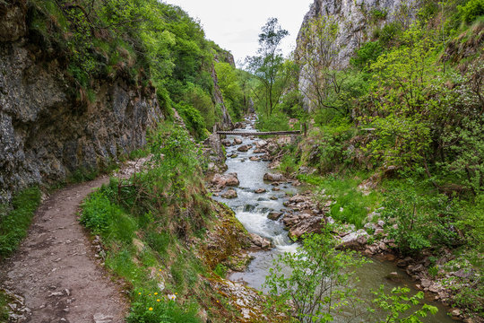 Turda gorge, Transylvania, Romania. Discover Romania concept.