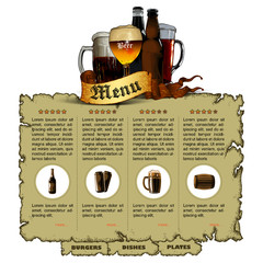 beer menu design