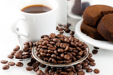 closeup coffee beans