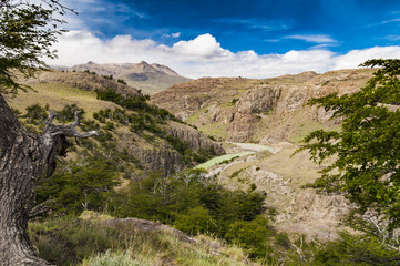 Mirador Cascada Margarita, Okolice El Chalten, Patagonia, Chile