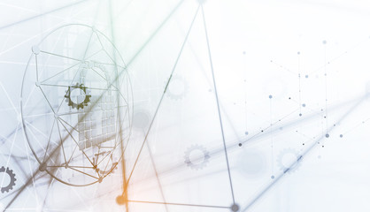 Cyber security and information or network protection. Future technology web services for business and internet project