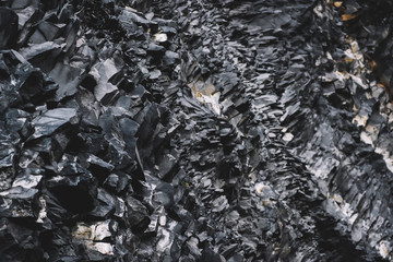 Beautiful basalt texture, Iceland