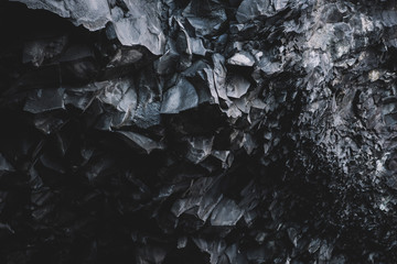 Beautiful basalt texture, Iceland