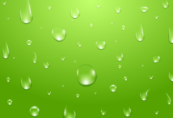 Water drops background. Fresh aqua or healthy natural concept