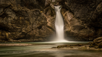 Fototapeta na wymiar Buchenegger Wasserfall