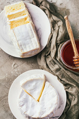 Assortment of french cheese