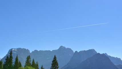 Himmel mit den Bergen Südtirols
