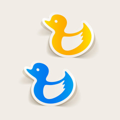 realistic design element: duck