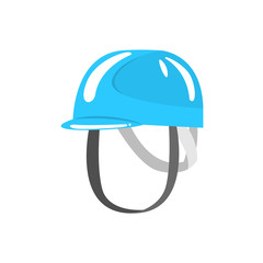 Blue helmet climbing equipment vector Illustration