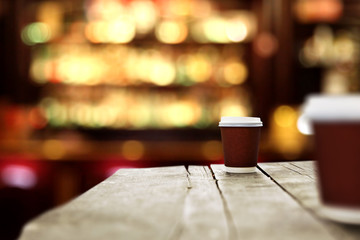 coffee and cafe interior 