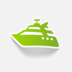 realistic design element: yacht