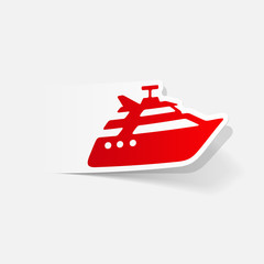 realistic design element: yacht