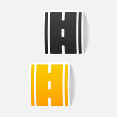 realistic design element: road