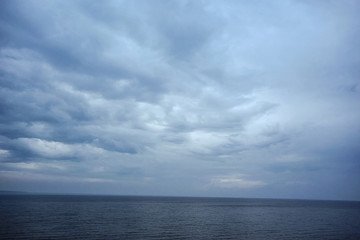 Naklejka na ściany i meble Gray clouds before the storm