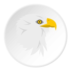 Eagle icon, flat style