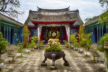 Hoa Van Le Nghia Temple. Hoi An Ancient Town, Quang Nam Province, Vietnam.