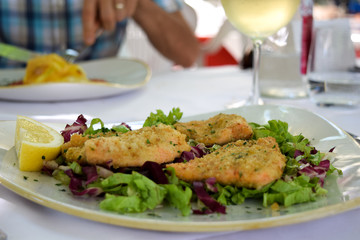 summer lunch in Italy