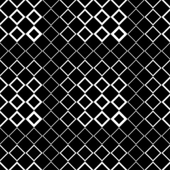 Vector black and white halftone background. Seamless pattern. Textile rapport.
