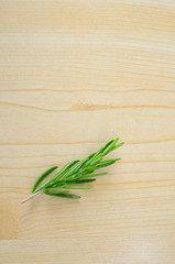 Rosemary on kitchen table